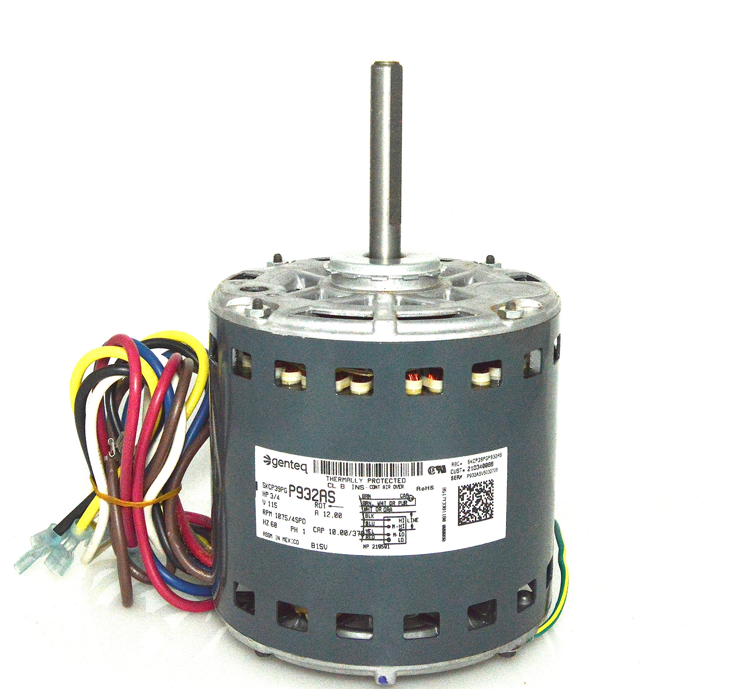 OEM Trane American Standard Furnace Blower Motor 3/4 HP 115v MOT4717