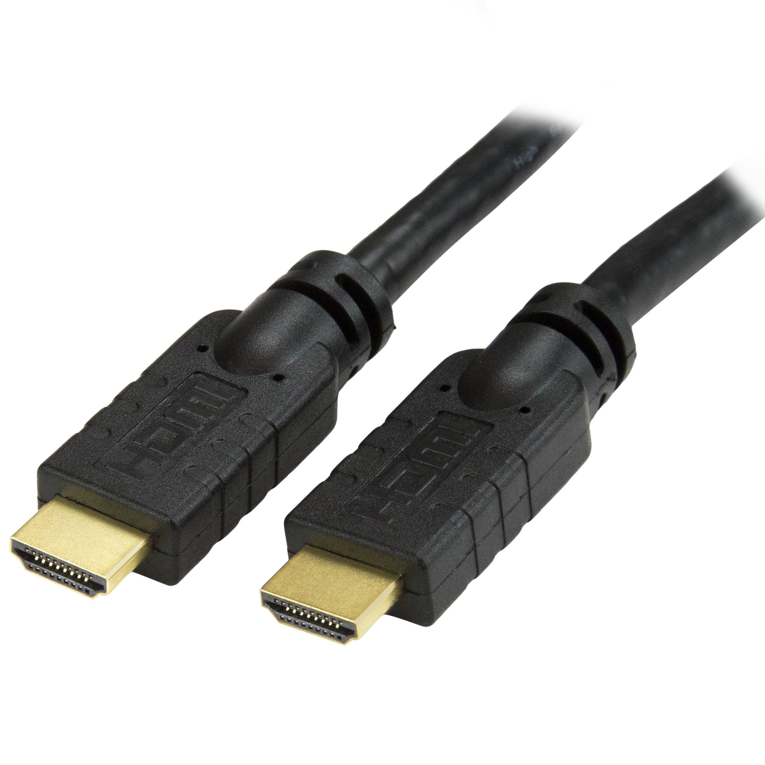 StarTech.com 20ft HDMI Cable - 4K High Speed HDMI Cable with Ethernet - 4K 30Hz UHD HDMI Cord - 10.2 Gbps Bandwidth - HDMI 1.4 Video / Display Cable M/M 28AWG - HDCP 1.4 - Black (HDMIMM15HS)