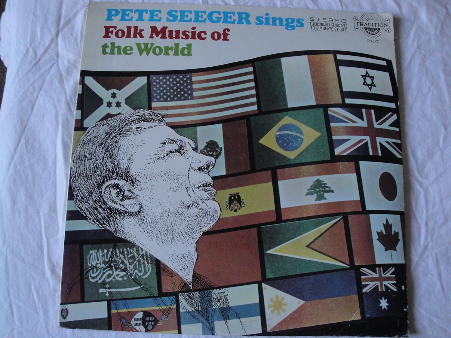 PETE SEEGER Pete Seeger Sings Folk Music Of The World Vinyl Lp 1973
