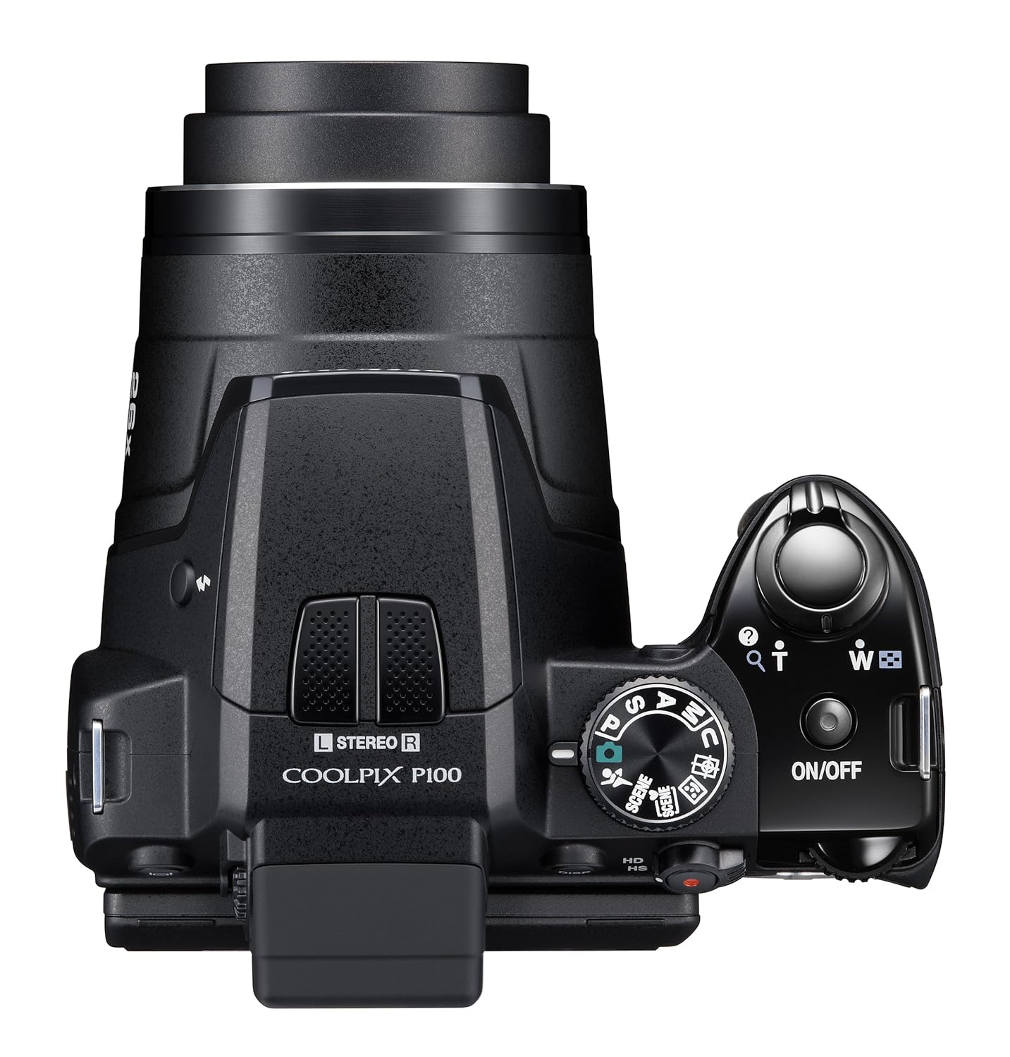 Amazon.com : Nikon Coolpix P100 10 MP Digital Camera with 26x Optical  Vibration Reduction (VR) Zoom and 3-Inch LCD (Black) (OLD MODEL) : Point  And Shoot ...