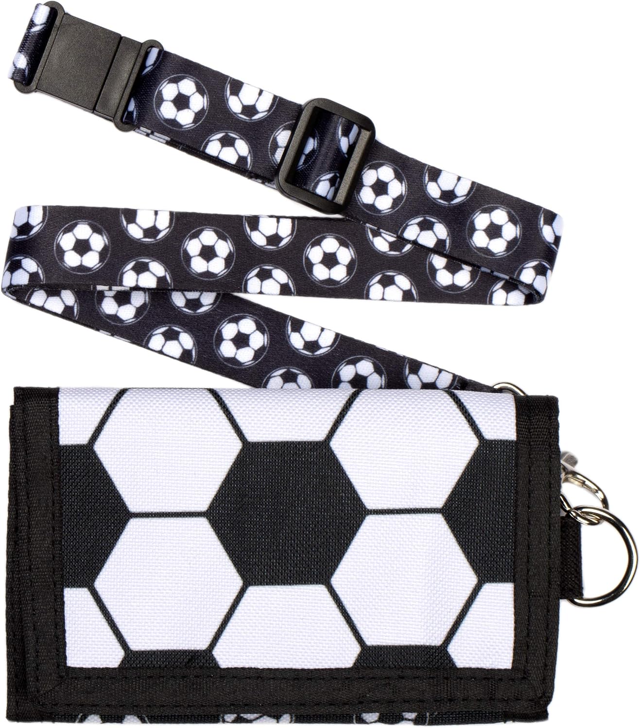 Fringoo - Boys Wallet, Football Black, M