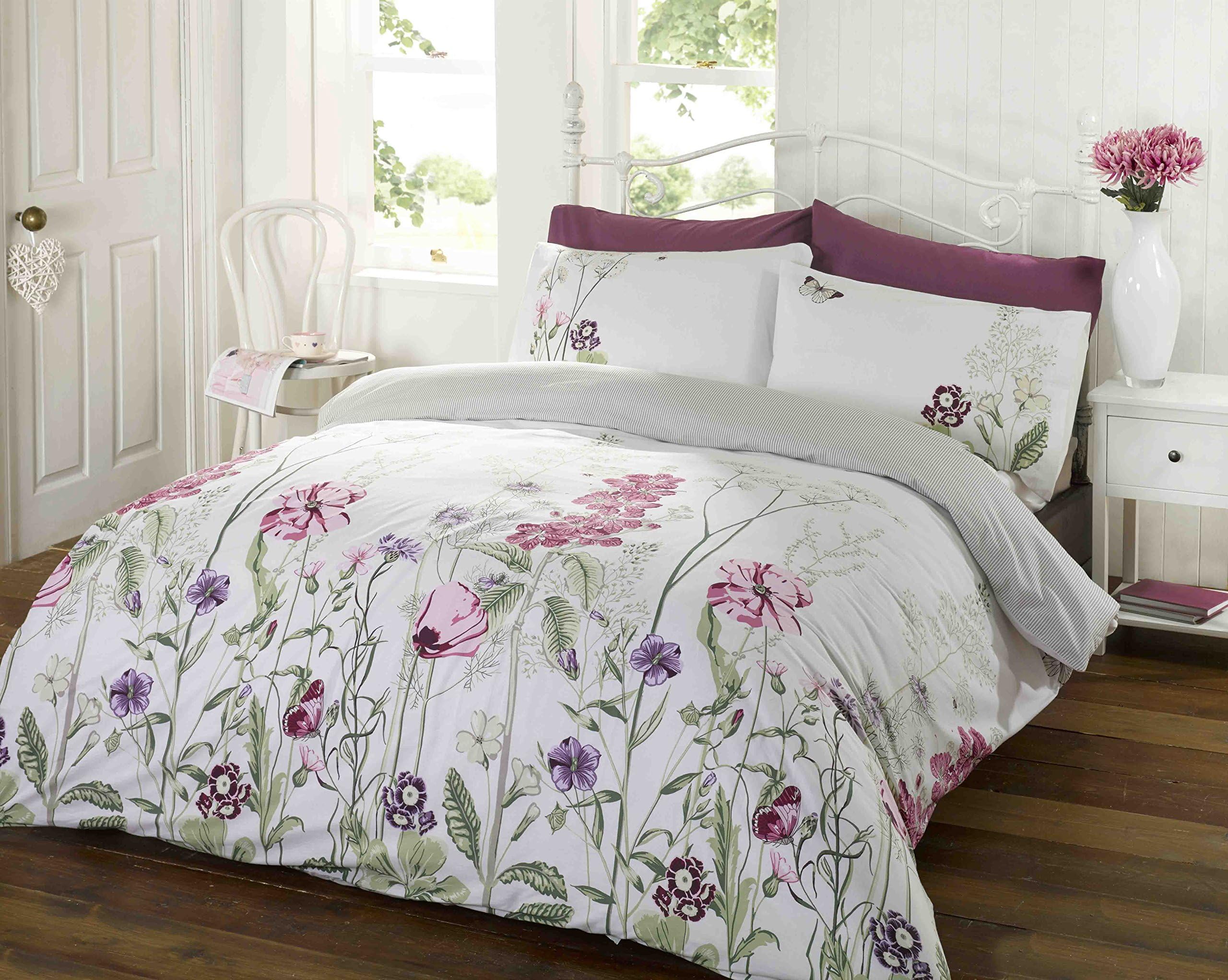 Rapport Home Memoir Pink Floral Single Duvet Set
