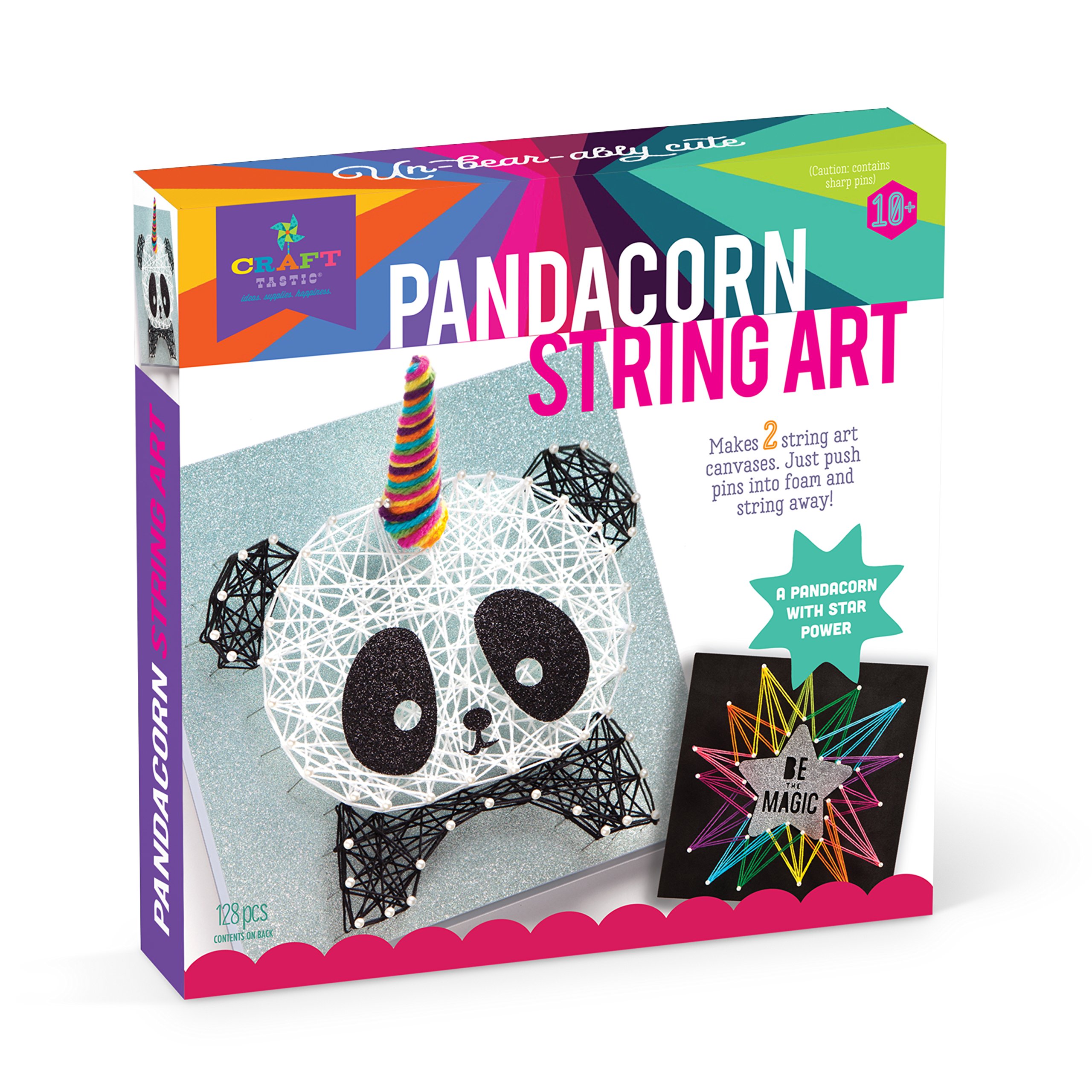 Craft-tastic – String Art Kit – Craft Kit Makes 2 Large String Art