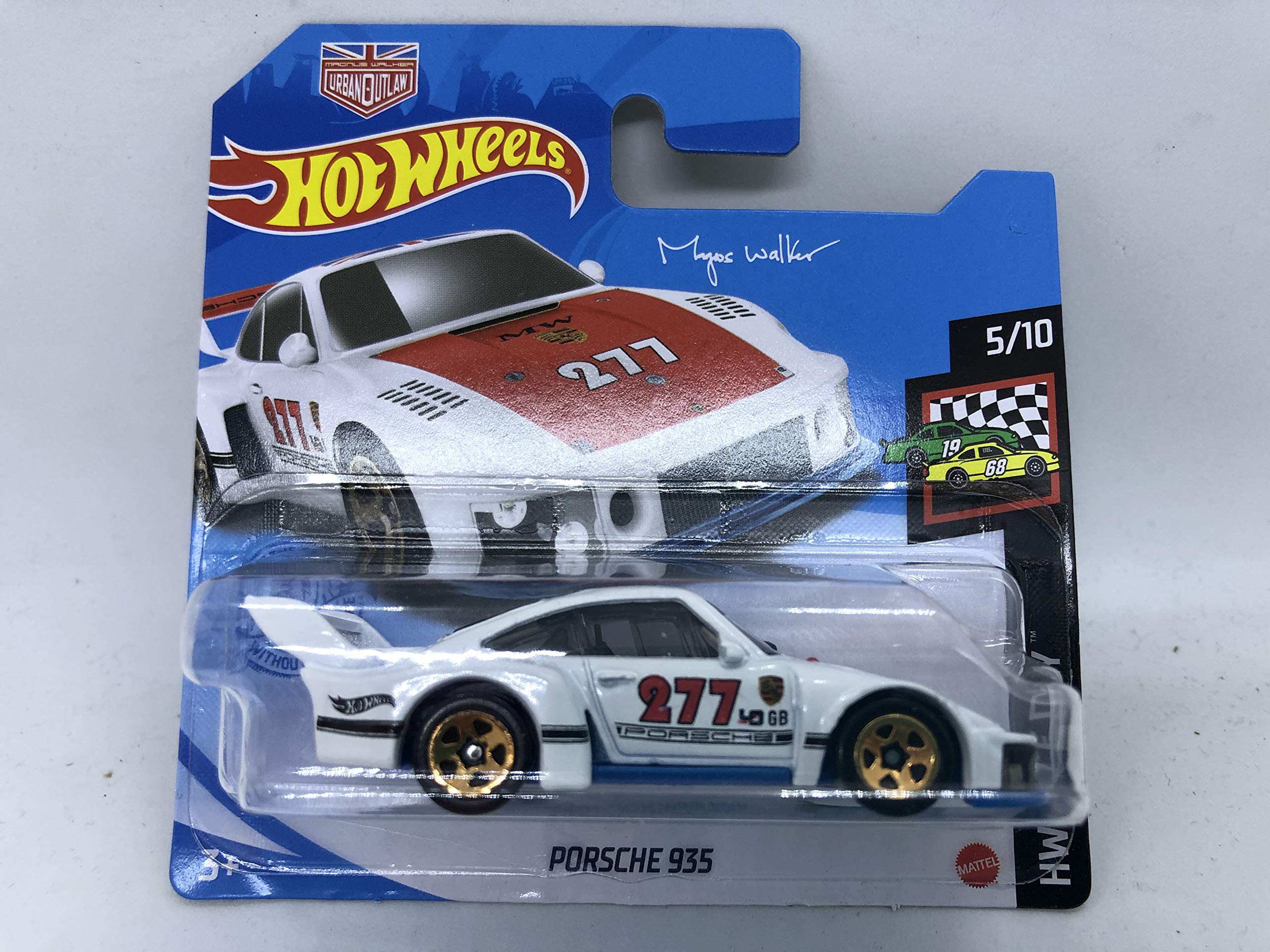 Hot Wheels Porsche 935 White 2021 58/250 (Short Card) Magnus Walker