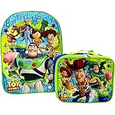 Ruz Disney Kids School Backpack with Lunch Box Set. 2 Piece 15” Book Bag and Lunch Box Bundle (Toy Story), Large