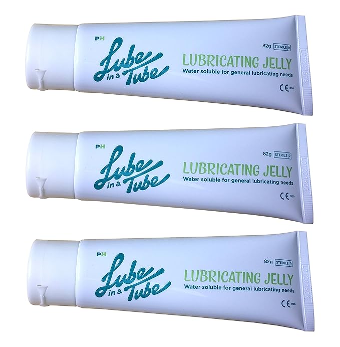 Lube in a Tube Lubricating Jelly (82g) Water Soluble, Transparent