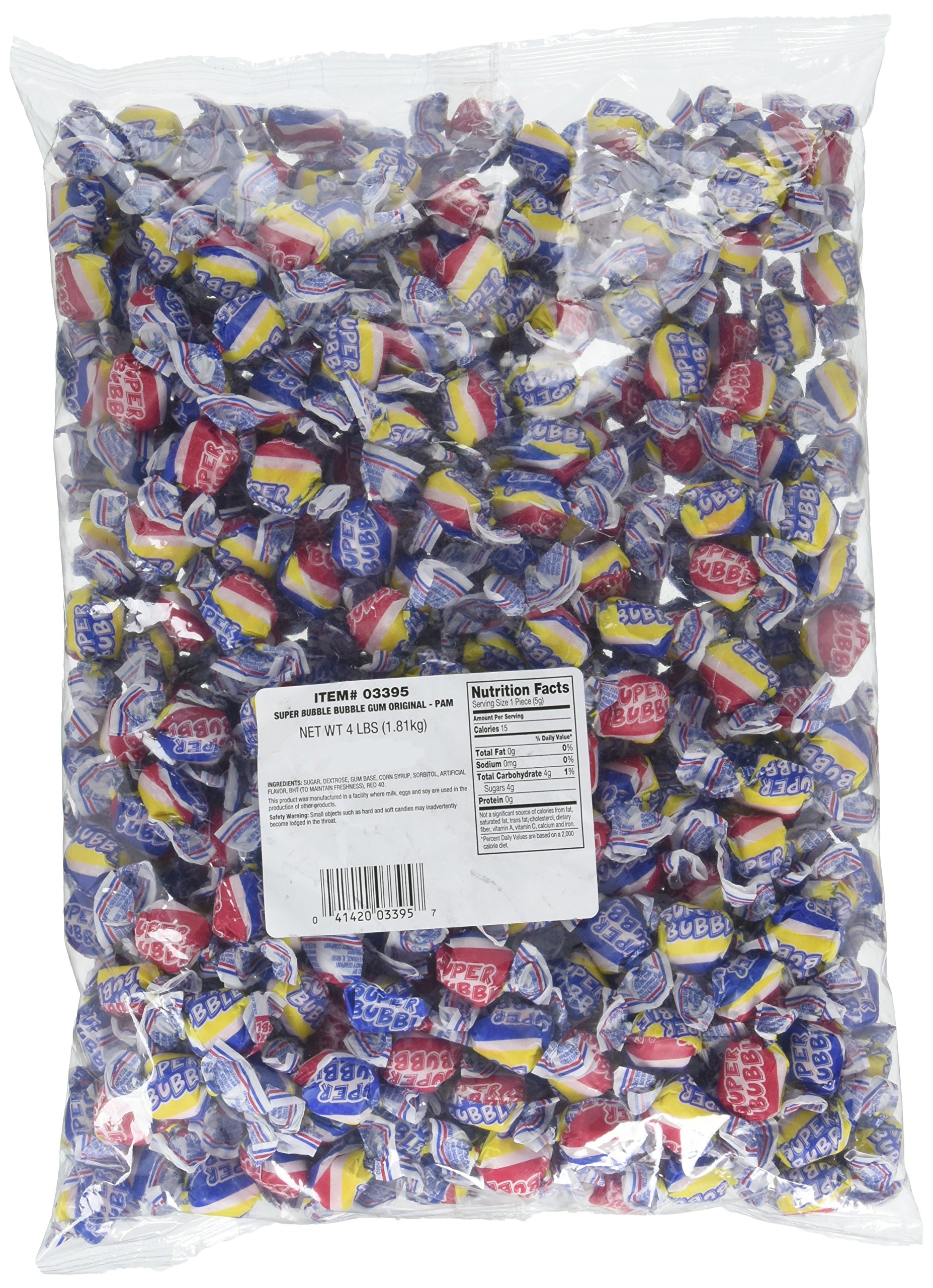 Super Bubble Bubble Gum Original Flavor 340 count