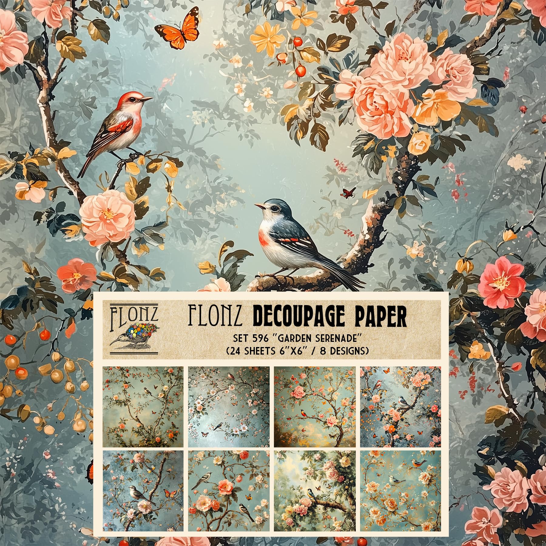 Flonz Decoupage Paper Pack