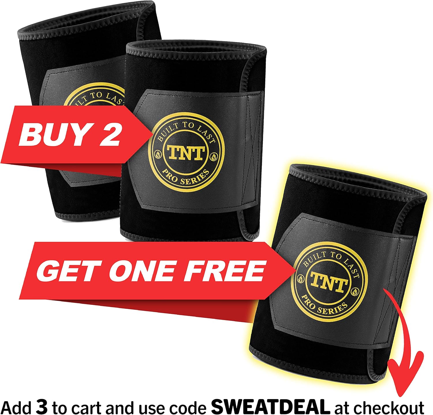 TNT Pro Series Waist Trimmer for Women and Men - Waist Trainer for Weight Loss Sweat Belt - Belly Fat Slimming Stomach Band - Lumbar Support Neoprene Wrap : Sports & Outdoors