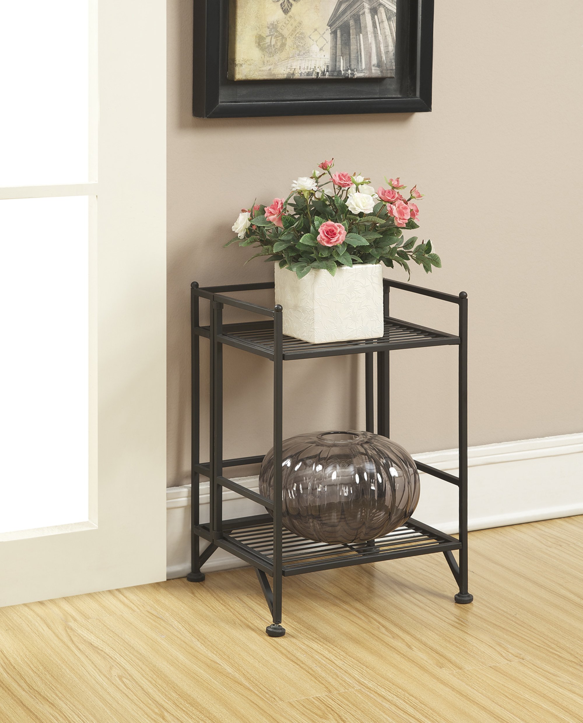 Convenience Concepts Designs2Go XTra Storage 2Tier Folding Metal