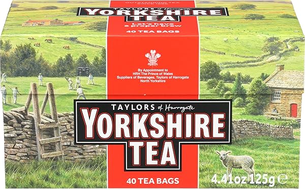 TAYLORS OF HARROGATE, TEA YORKSHIRE, 40 COUNT