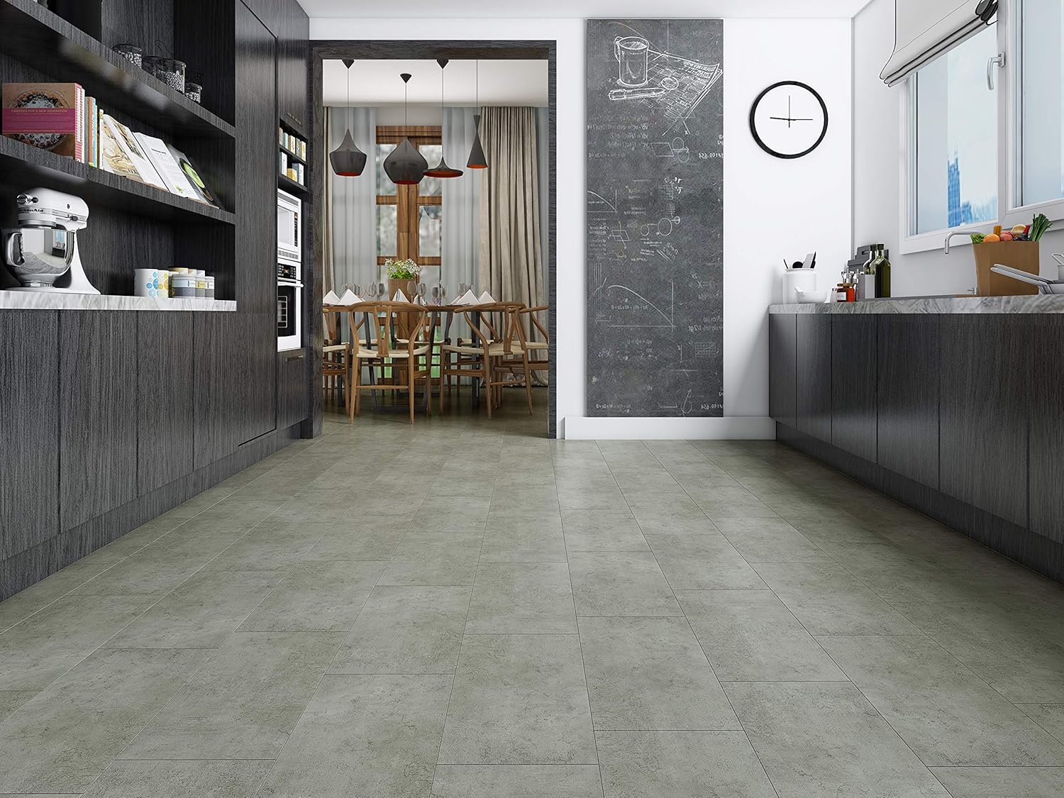 Klicken Luxury Rigid Core Lvt Vinyl Click Easy Fit Tiles 100