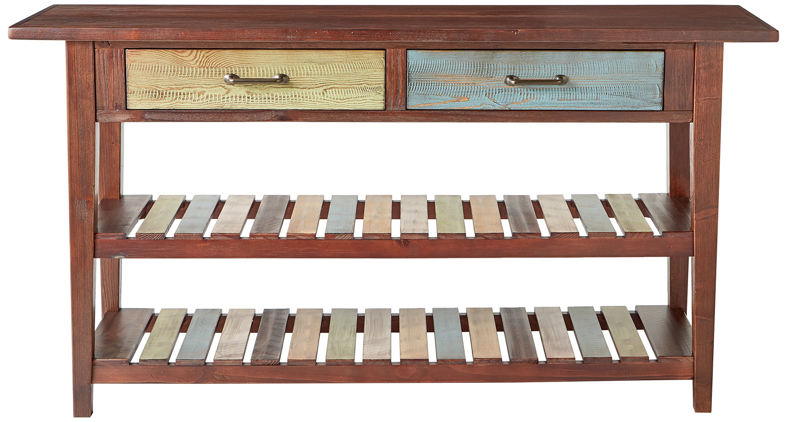 Ashley Furniture Signature Design - Mestler Sofa Table - Rustic Style ...
