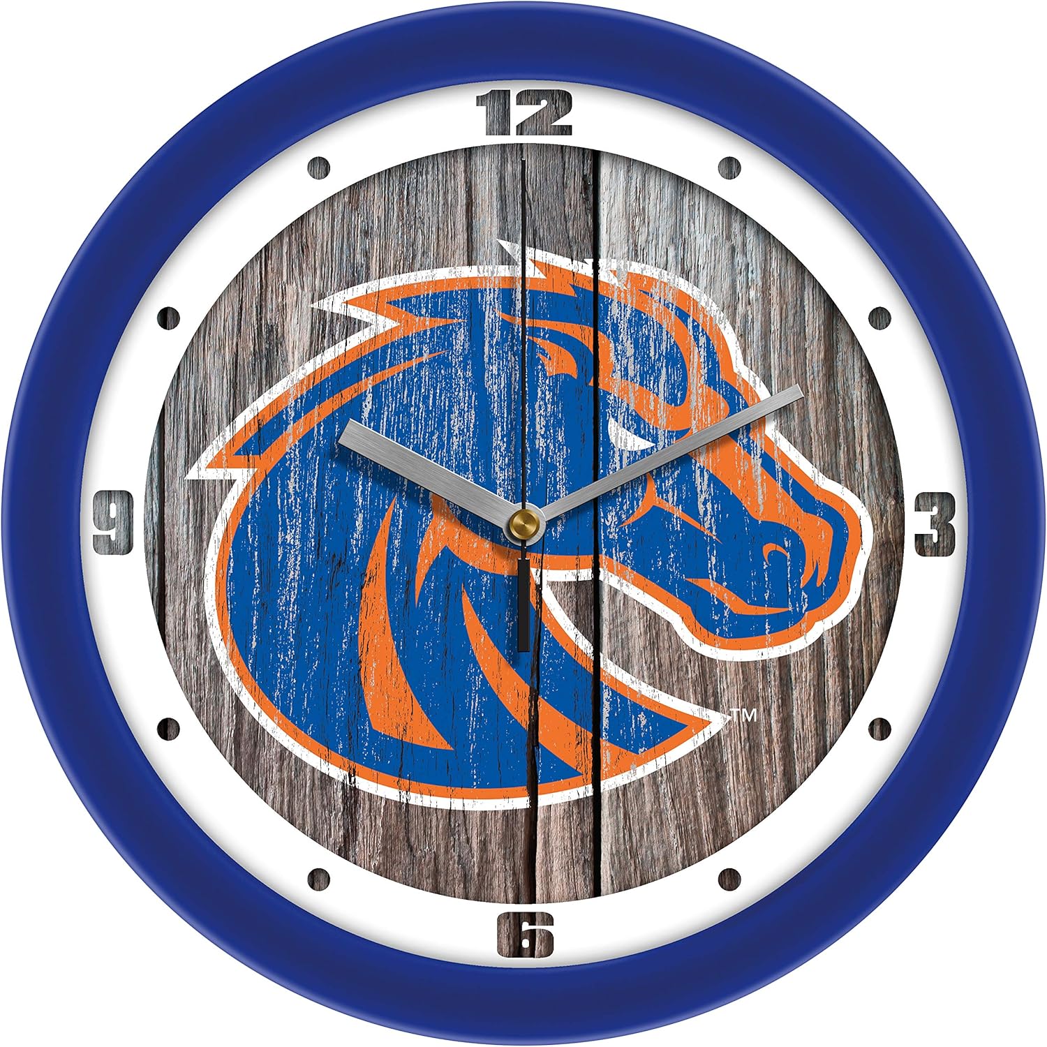 Suntime Ncaa Lsu Tigers Wall Clock Baby Blue Sports Outdoors Wall Clocks