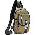 NICGID Sling Bag Chest Shoulder Backpack Crossbody Bags for Tablet Laptop Outdoor Hiking Men Women