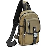 NICGID Sling Bag Chest Shoulder Backpack Crossbody Bags for Tablet Laptop Outdoor Hiking Men Women