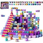 GobiDex 100PCS Magnetic Building Blocks for Kids 3+, Montessori Sensory Toys with Rolling Balls, STEM Educational Gift for Boys and Girls