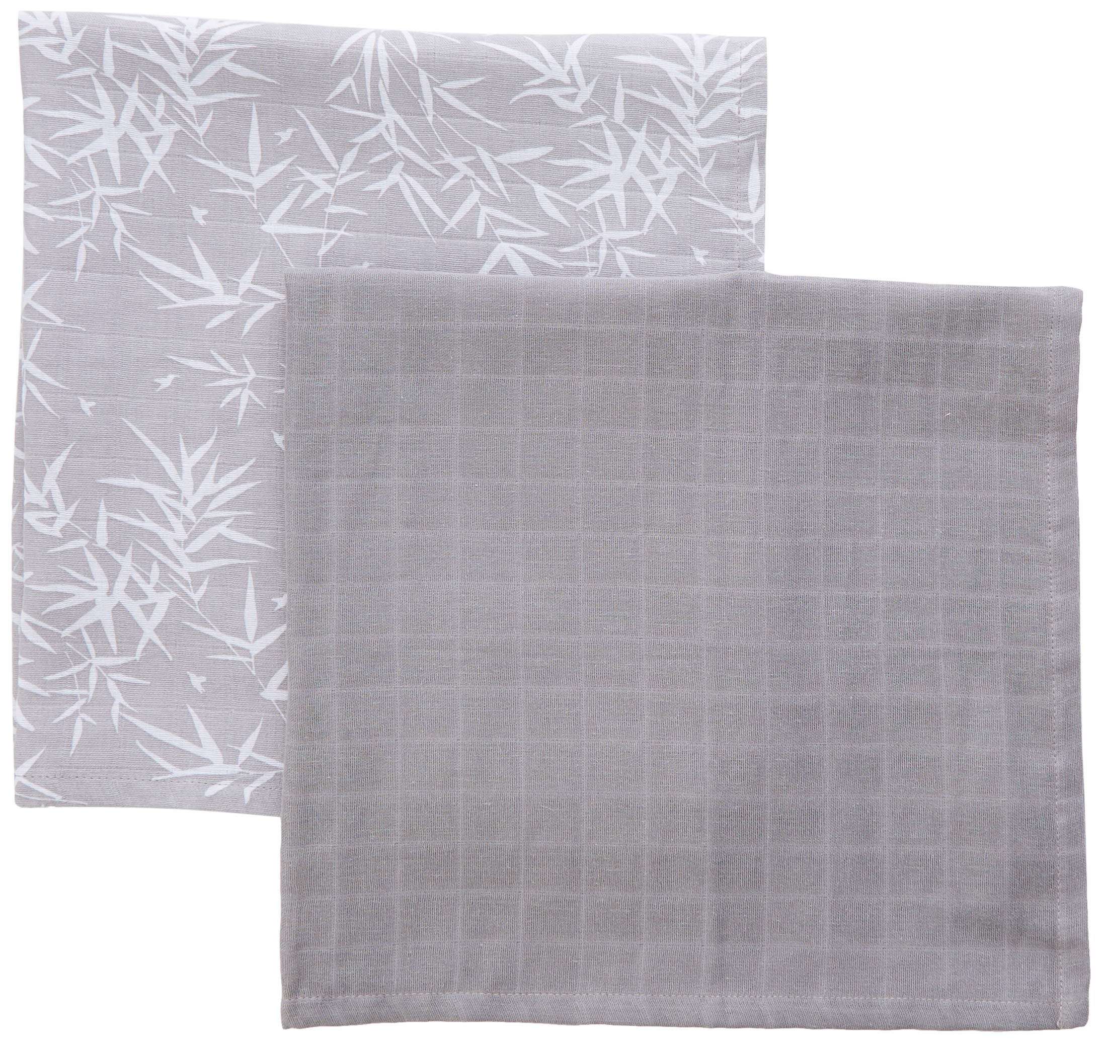 Manostiles Danish Design Organic Cotton Diaper 2-Pieces, Grey