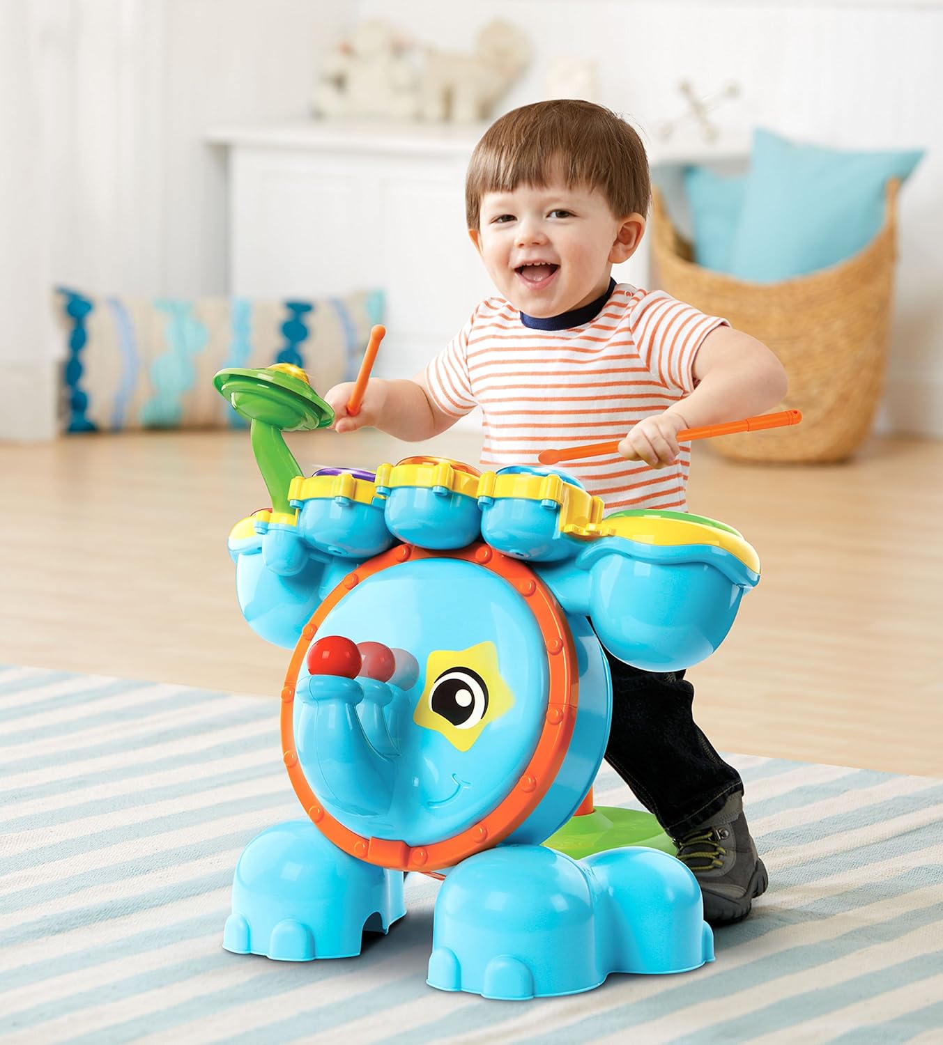 toddler elephant drum set