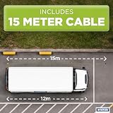 STATUS 15m Green Weatherproof Extension Lead IP54 13A Single Socket view 4