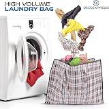 DECO EXPRESS Laundry Bags XXL 107L Pack 16 Durable Zip storage bags view 5