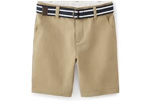 Gymboree Boys' and Toddler Belted Twill Chino Shorts