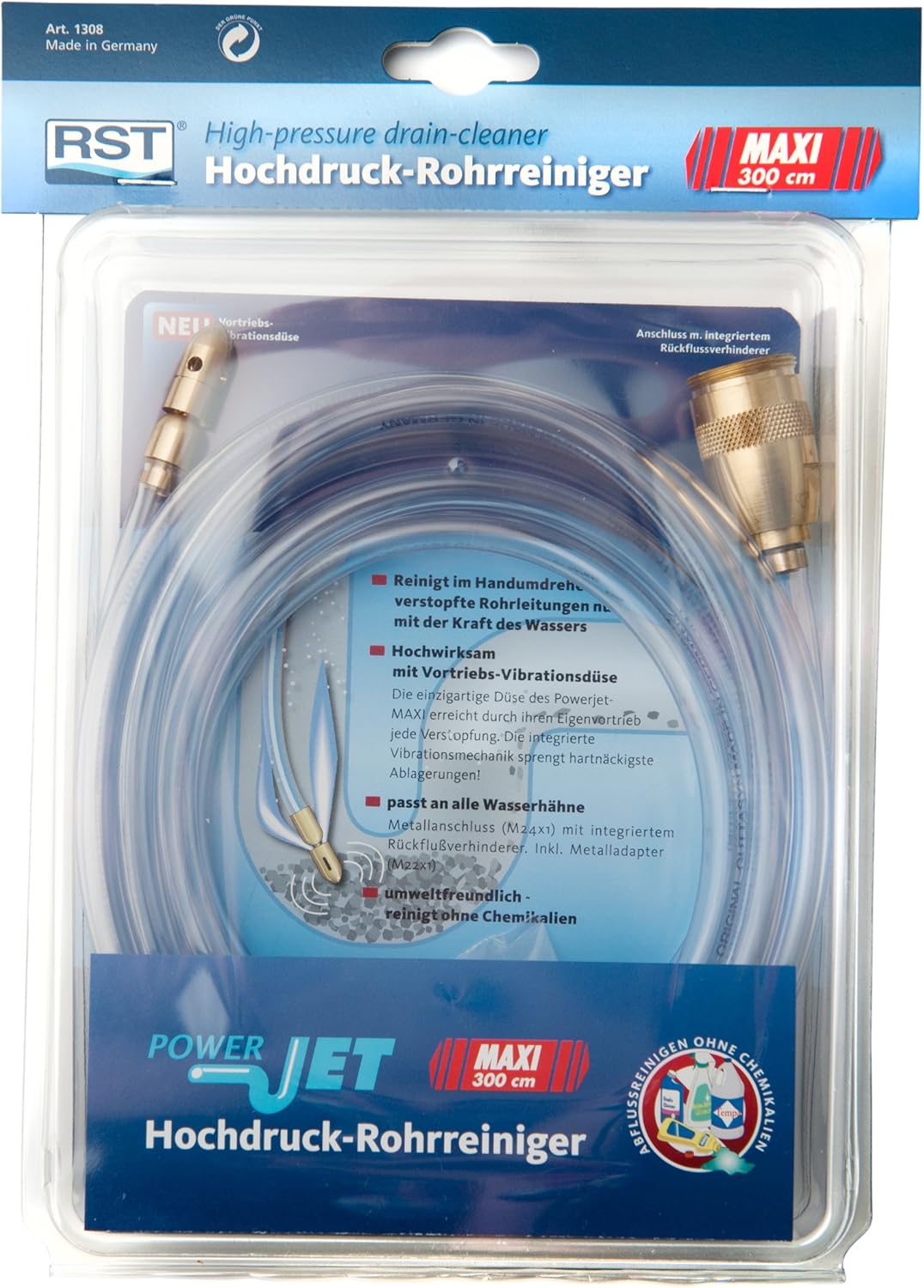RST 1308 "Power Jet Maxi" Drain Cleaner Amazon.de Baumarkt