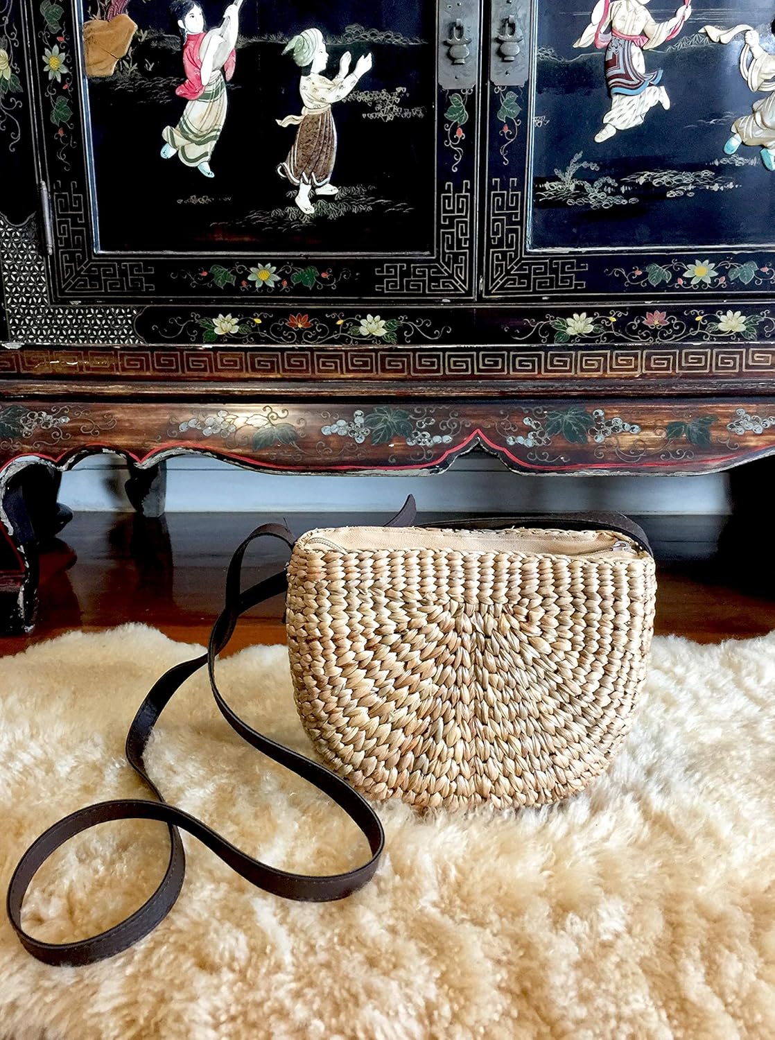 small straw tote bags