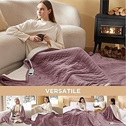 Bedsure Heated Blanket Electric Throw - Soft