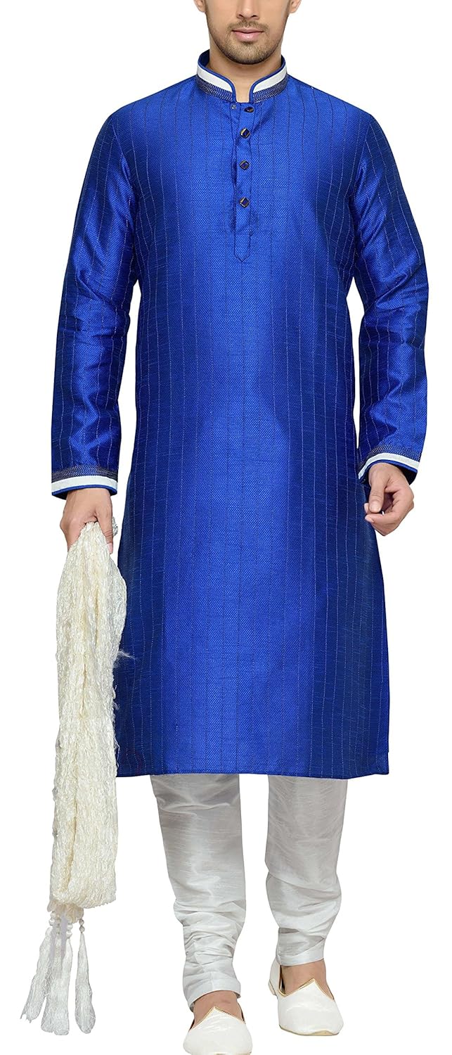 indian poshakh men's silk sherwani
