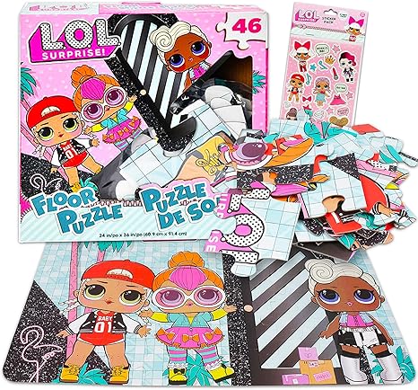 Amazon L O L サプライズ フィギュア付 48ピース パズル 知育 玩具 おもちゃ インテリア エルオーエル Lol グッズ ジグソーパズル ホビー