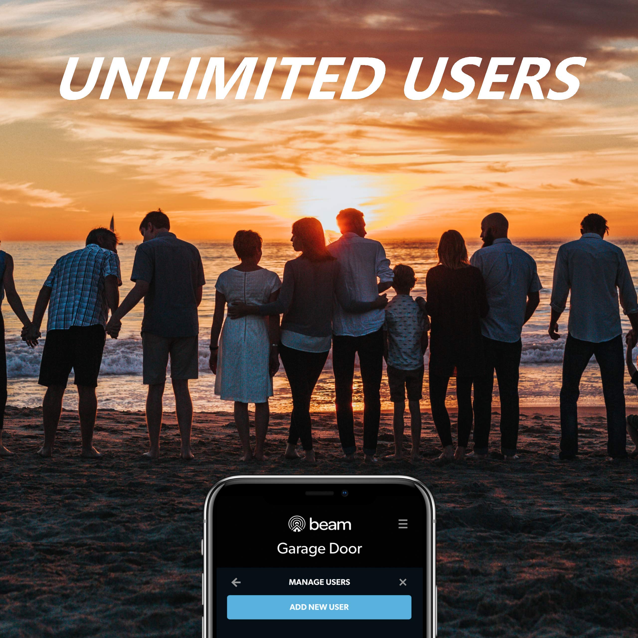 The beamUP V2B Wifi Garage Door Opener