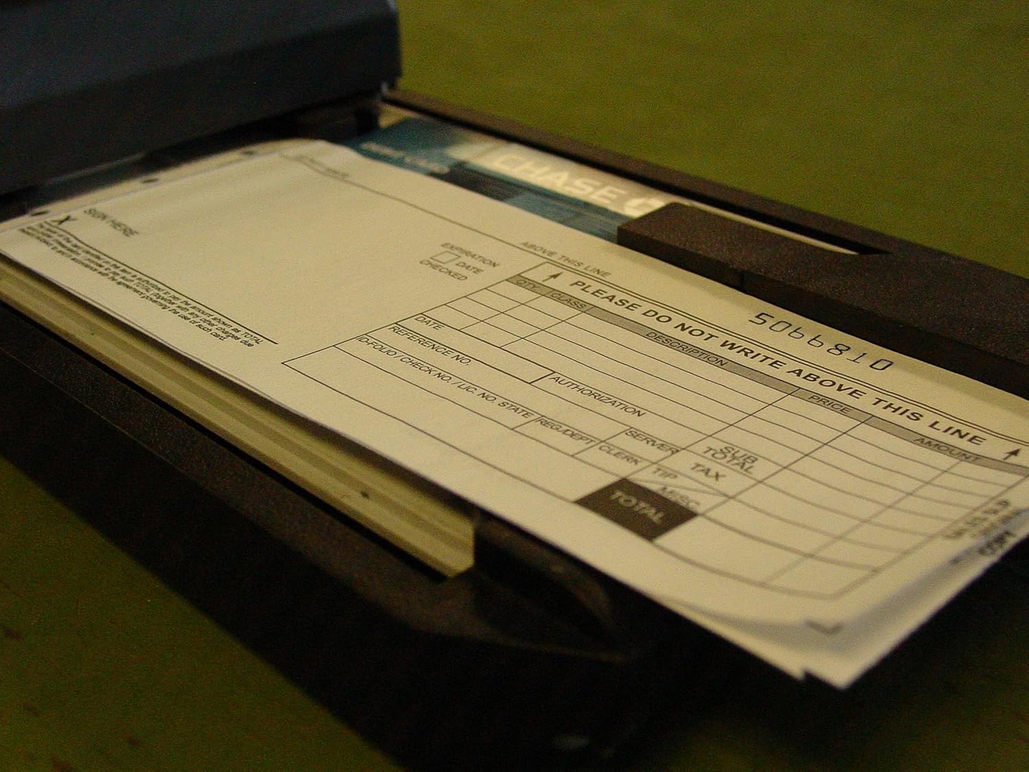 Credit Card Sales Slips 300 Two Part Carbonless Long Form Amazon.ca