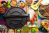 Tortillada Tortilla Press Cast Iron 20 cm with E-Book 50 Tortilla Recipes view 2