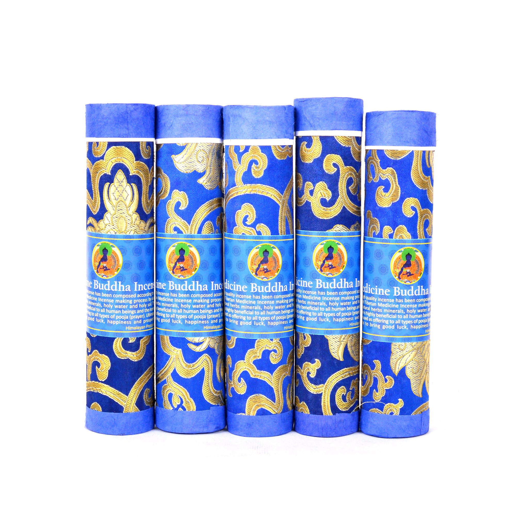 Bermoni Bhutanese Aromatic Incense Tibetan Meditation Joss Incense Sticks- Pack of 5 Medicine Buddha Incense(FH-INS-1032BUDD) โ image 1