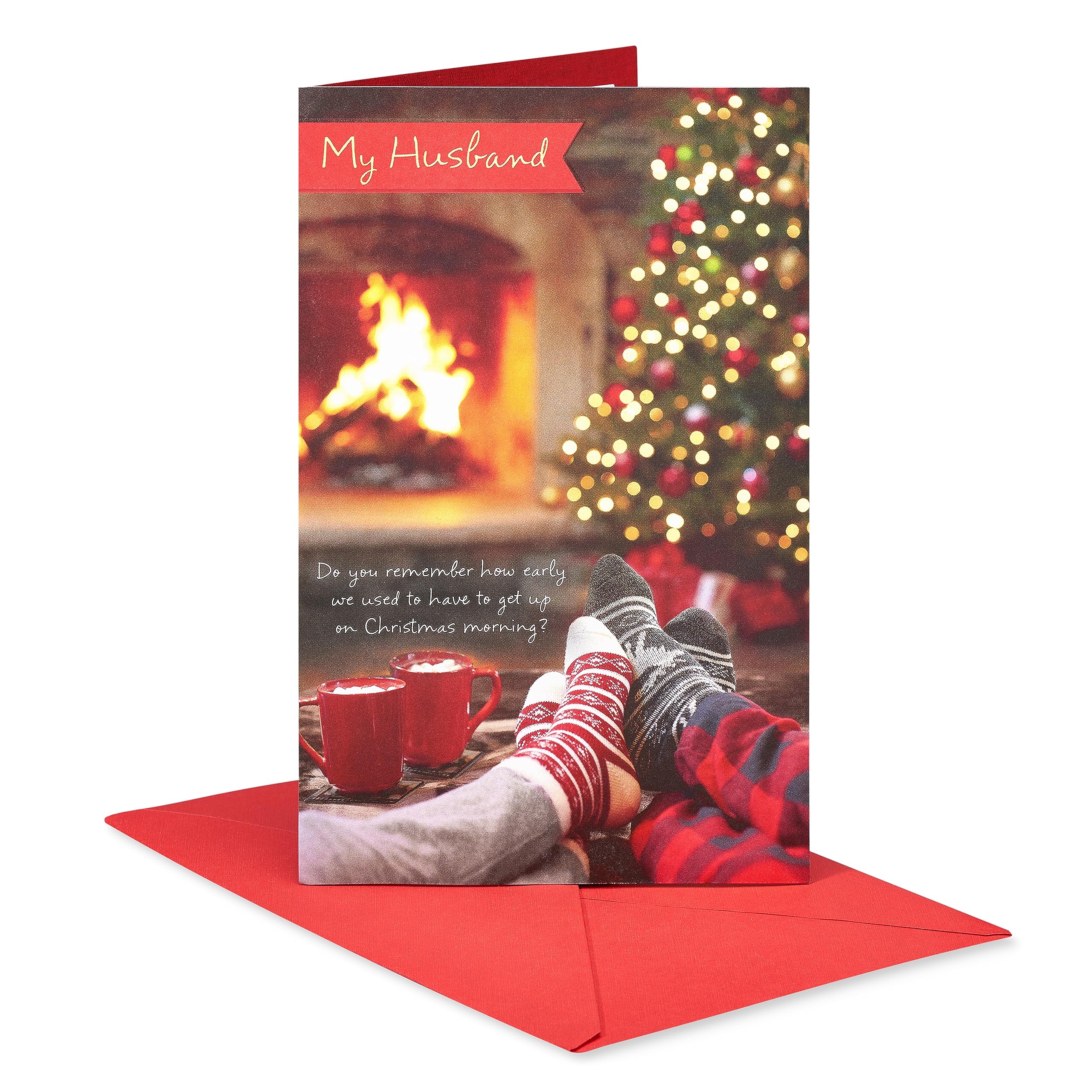 American Greetings Christmas Card for Husband (Fireplace)