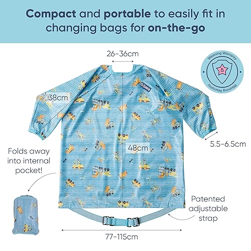 BIBaDO Long Sleeve Baby Bibs Babies Toddlers 6-36 Months