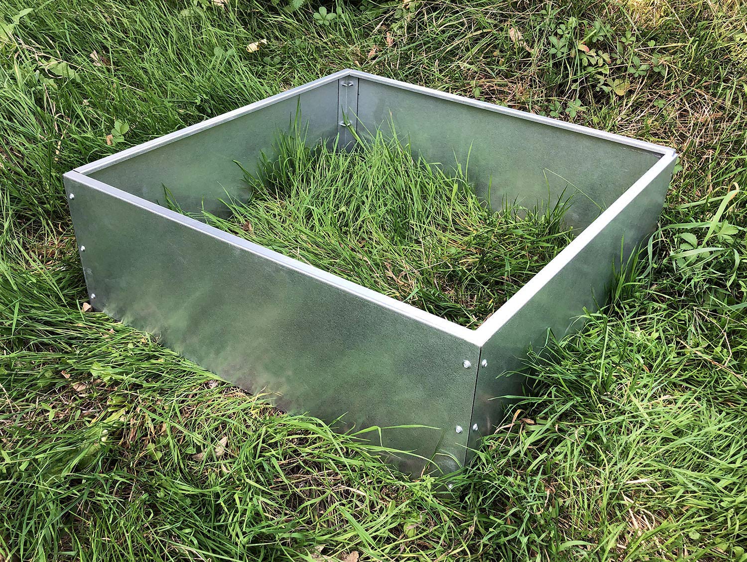 Indoor Outdoors Multipurpose Planter & Flower Bed Edging Panel | Galvanized Steel | 200 mm Tall