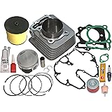 Amazon Com Top Notch Parts Replacement 500 Big Bore Cylinder Kit For 2007 2006 2008 2009 2010 2011 2012 2013 2014 2015 2016 2017 2018 Honda Trx 420 Top End Kit Gasket Air Oil Filter Turns Your 420 To A 500 Automotive