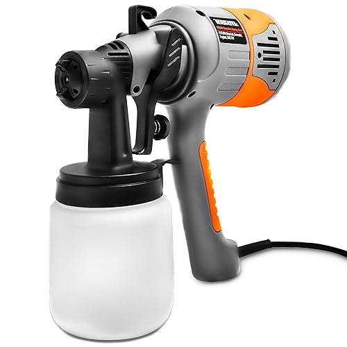 Terratek Electric Paint Sprayer Hand Held Spray Gun System 650W, Fence
