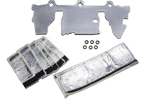 LZBBD TOPVOP 010378 Enhanced Fuel Rail and Injector Cover Kit Fit for 1997-2004 Jeep Wrangler TJ Grand Cheokee WJ XJ 4.0L Engine Fuel Rail & Injector Heat Shield Kit