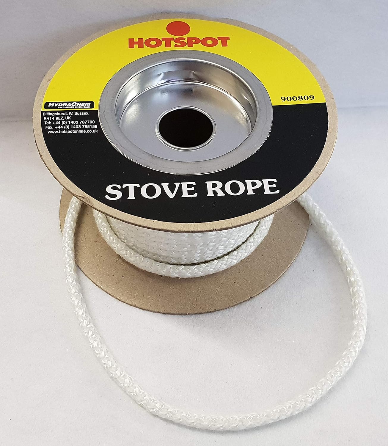 6mm Stove Rope/Gasket Seal for Flues Woodburner Stoves Door & Glass