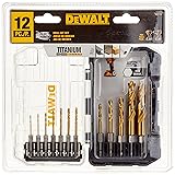 DEWALT Drill Bit Set, Titanium Impact Ready, Ideal