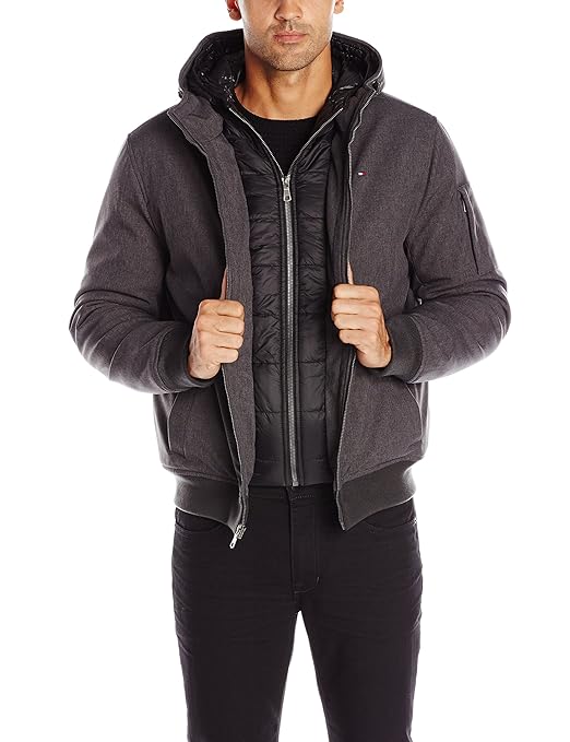 Tommy Hilfiger 汤美费格 男式软壳时尚短夹克 S码2.8折.52 海淘转运到手约¥464