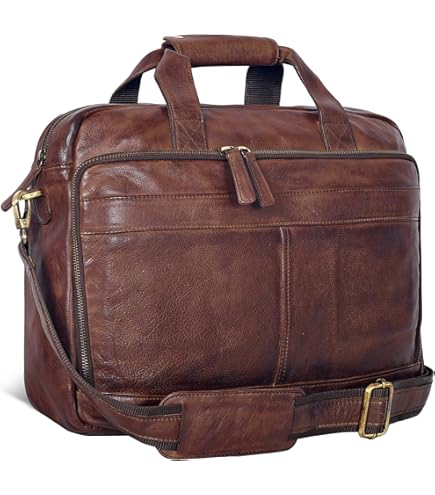 Amazon.com: Mens Messenger Bag 15.6 Inch Waterproof Vintage