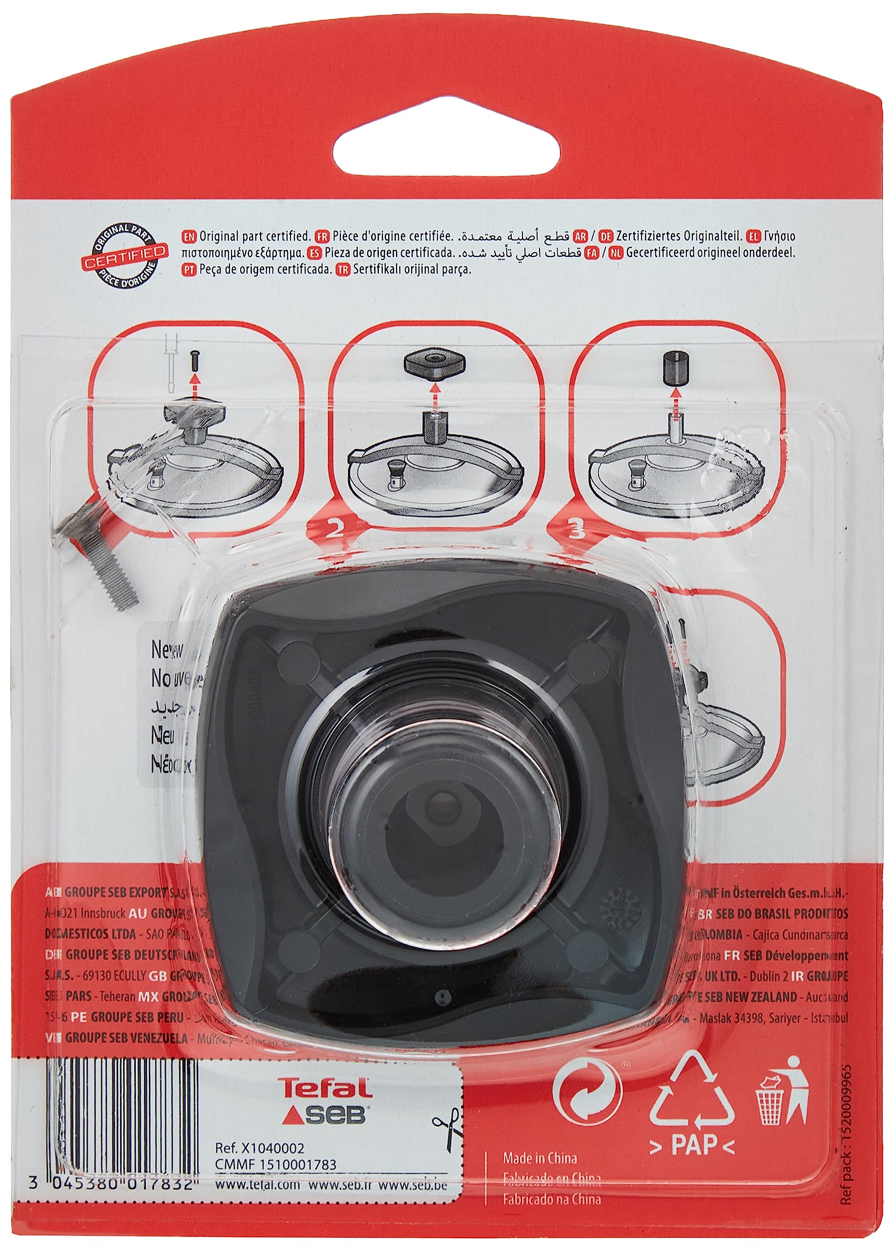 SEB X1040002 Clamping Knob Black