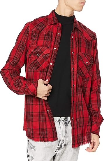 Amazon ディーゼル Diesel メンズ シャツ ウエスタンシャツ チェック Adbab シャツ 通販