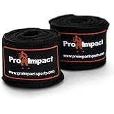 Pro Impact Boxing Hand Wraps 180 Inch (Pair) Mexican Style Stretch Wraps for MMA, Muay Thai, Kickboxing - Wrist &amp; Knuckle Support for Men &amp; Women