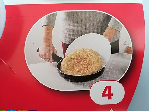 LCQI Tapa Volteatortillas Dar Vuelta Gira Tortilla Patata (ROJA ...