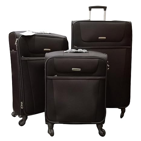 Samsonite - Juego de maletas negro negro: Amazon.es: Equipaje